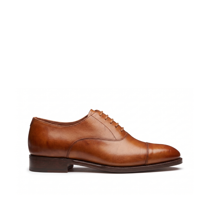 Cap-Toe Leather Classic Italian Oxford Shoes