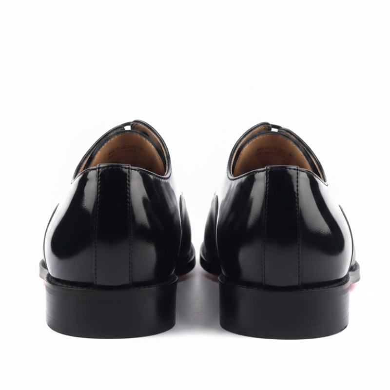 Captoe Formal Oxford Classic Shiny Leather Shoes