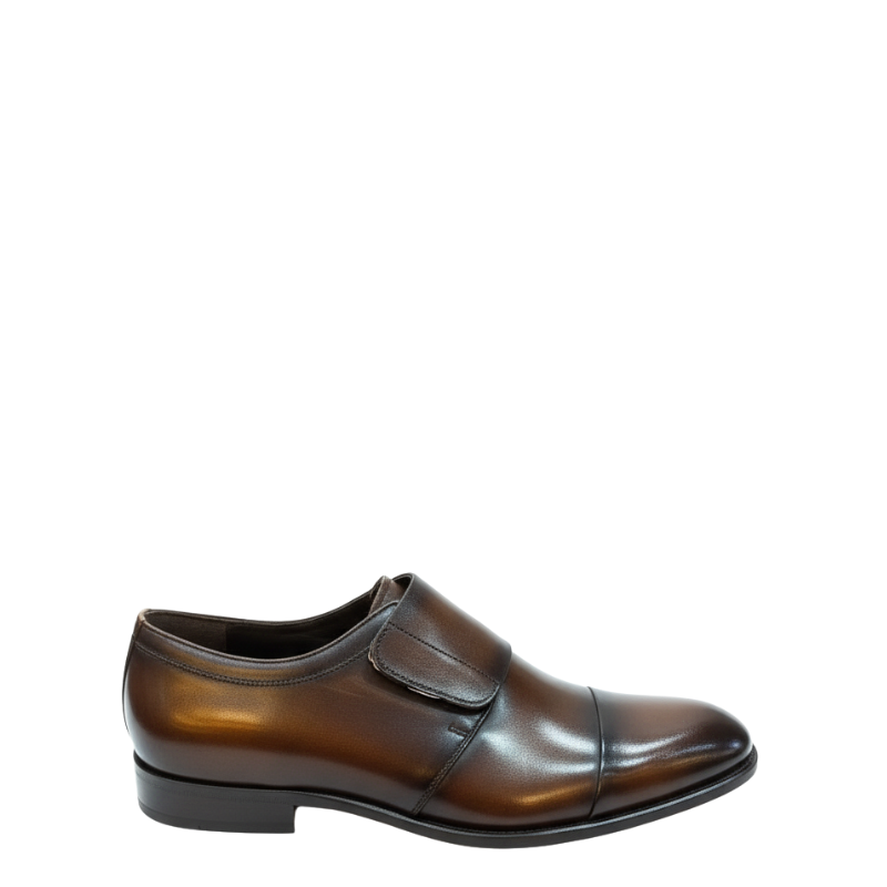 Cavalier Burnished Leather Strap Formal Shoes