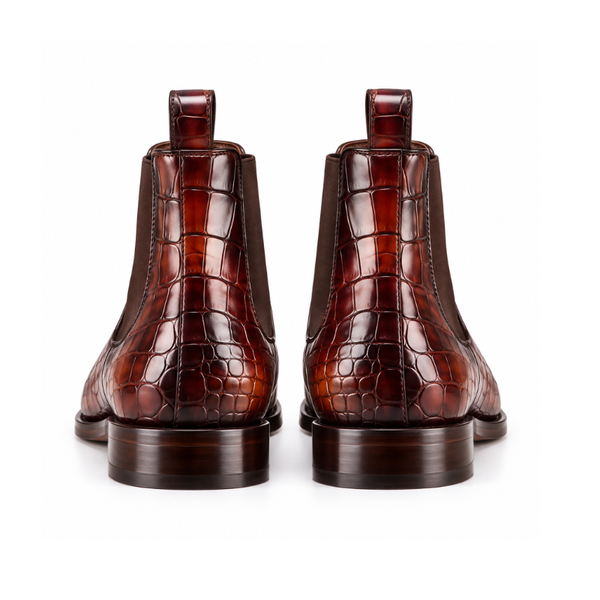 Cavallo Croc Chelsea Boots