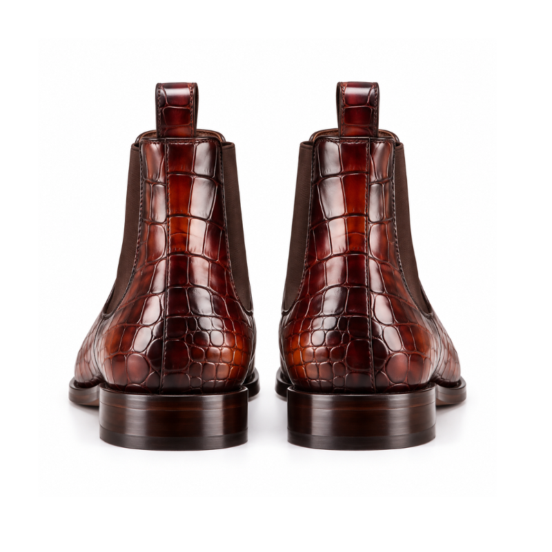 Cavallo Croc Chelsea Boots