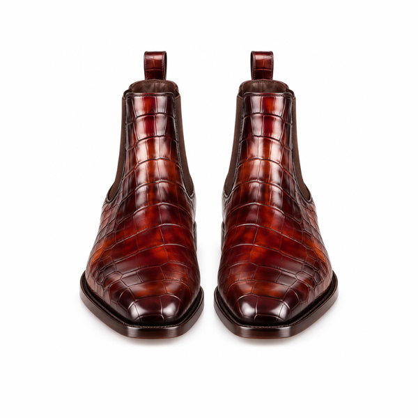 Cavallo Croc Chelsea Boots