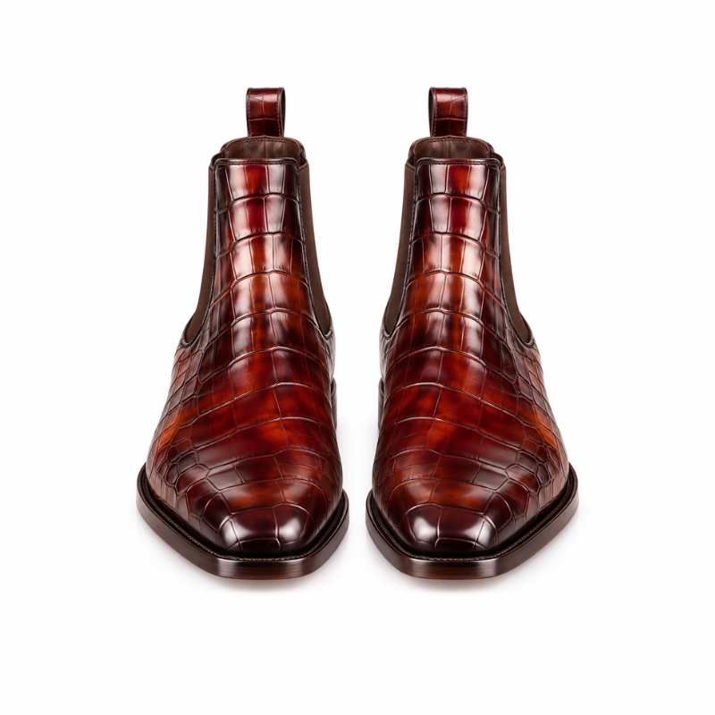 Cavallo Croc Chelsea Boots