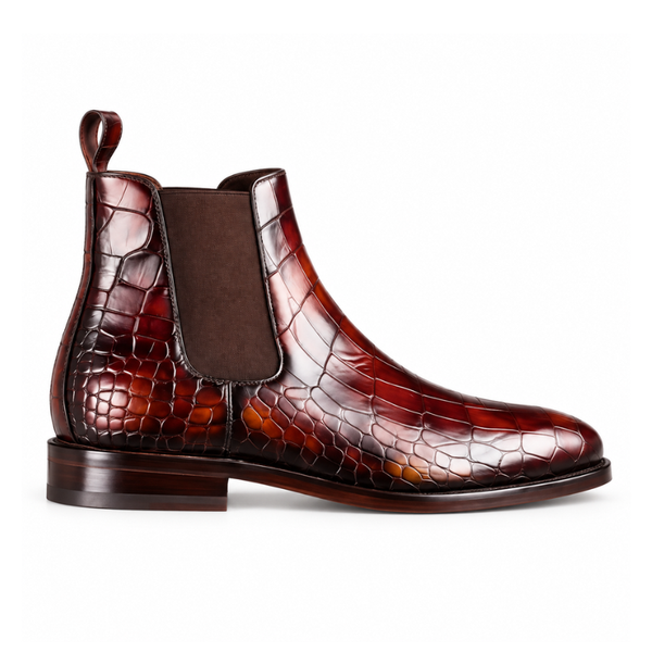 Cavallo Croc Chelsea Boots