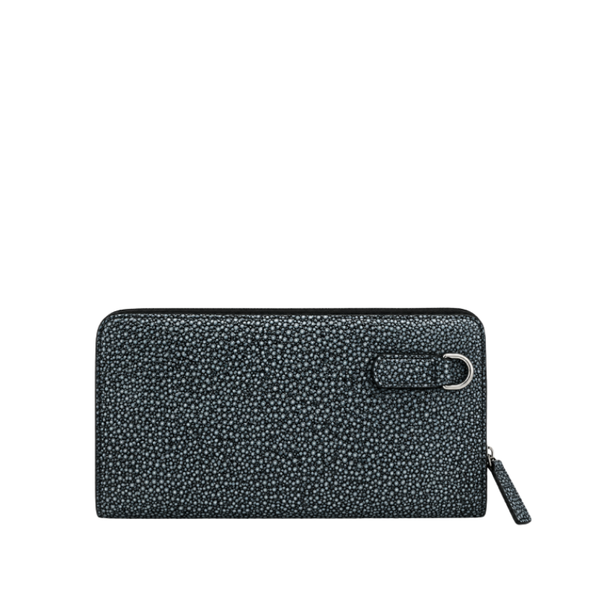 Caviar Textured Continental Wallet