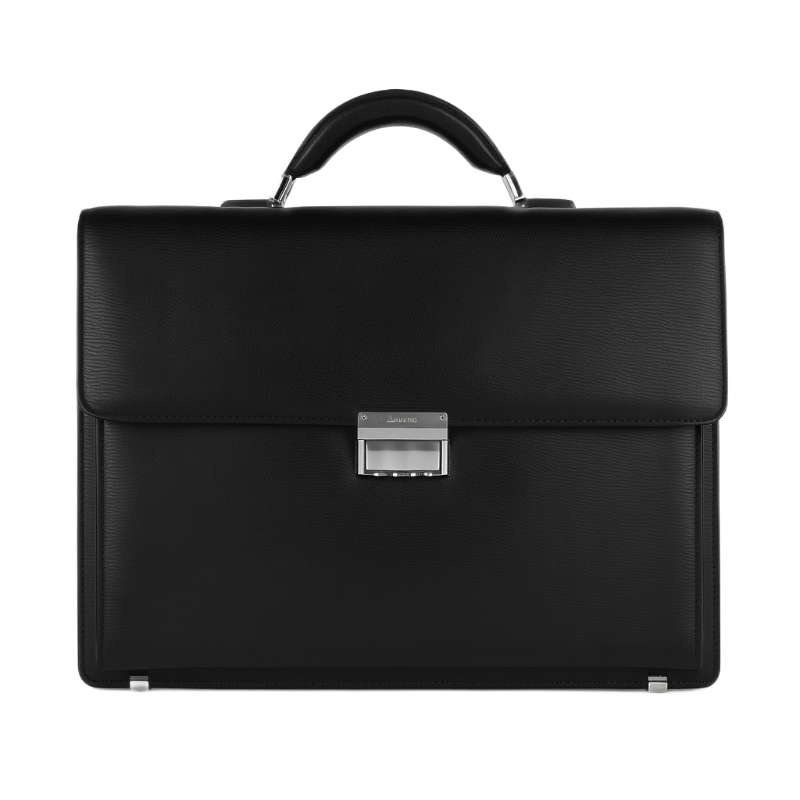 Premium Elegent Textured Lock Closure Briefcase