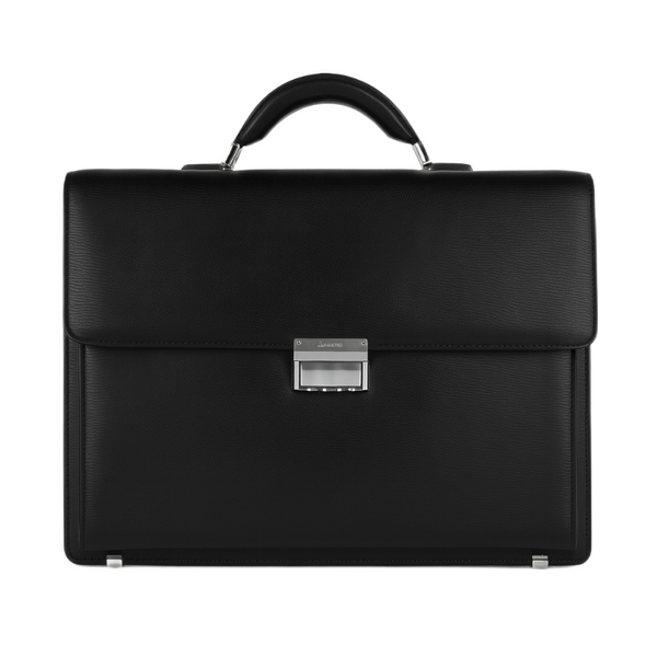 Premium Elegent Textured Lock Closure Briefcase