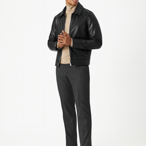 Leather Web Detailed Loafers