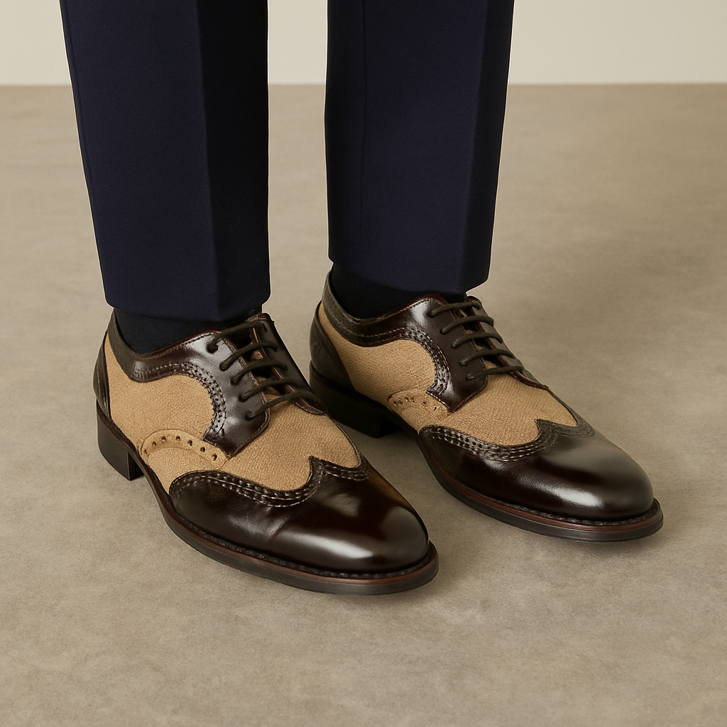 Mens Classic Oxfords Laces Up Shoe