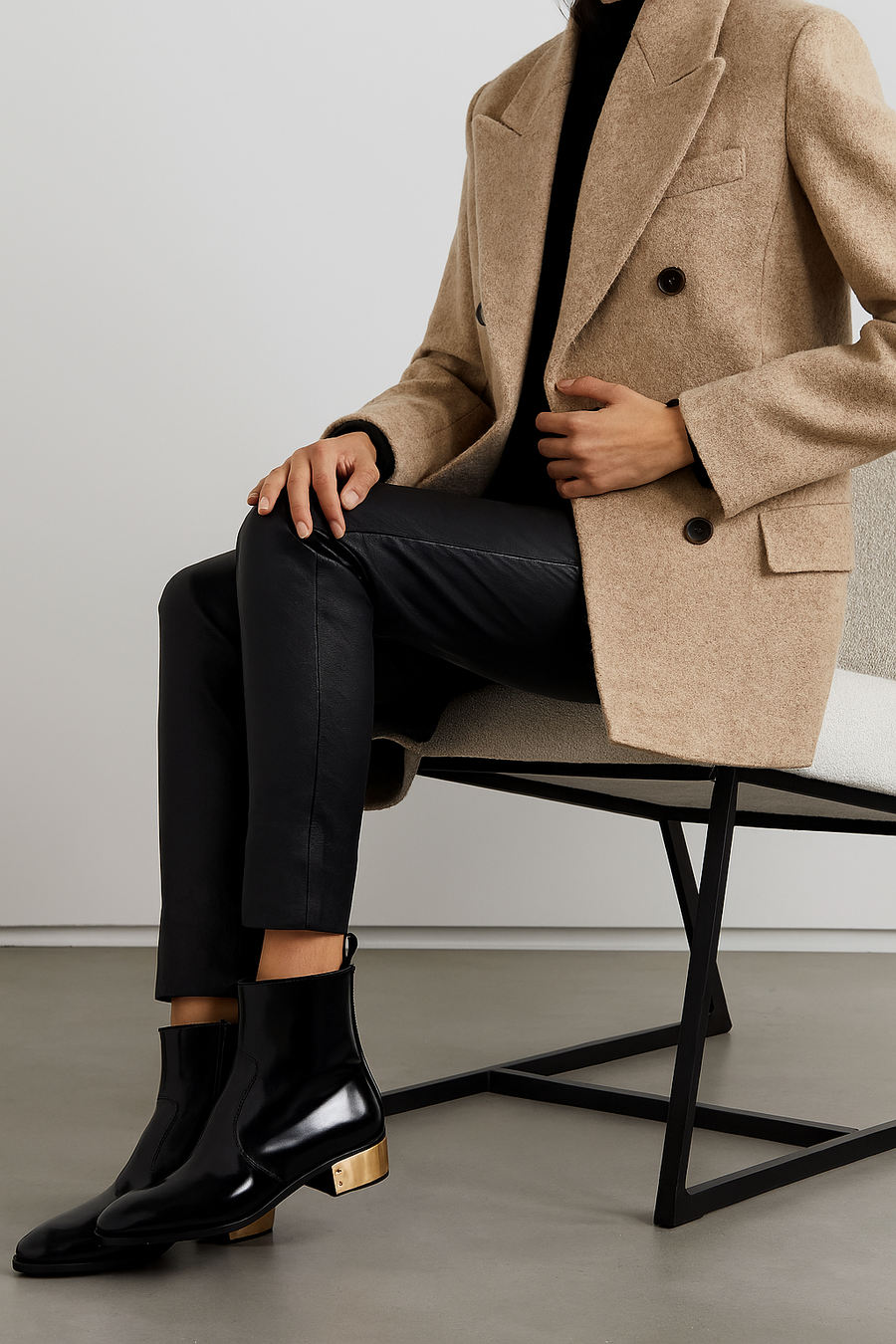 Ludhovic Leather Ankle Boots