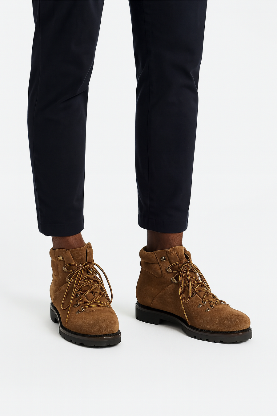 Brown Suede Leather Ankle Boots