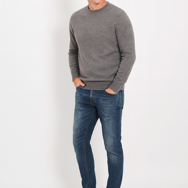Men's Casual Sneaker In Leather