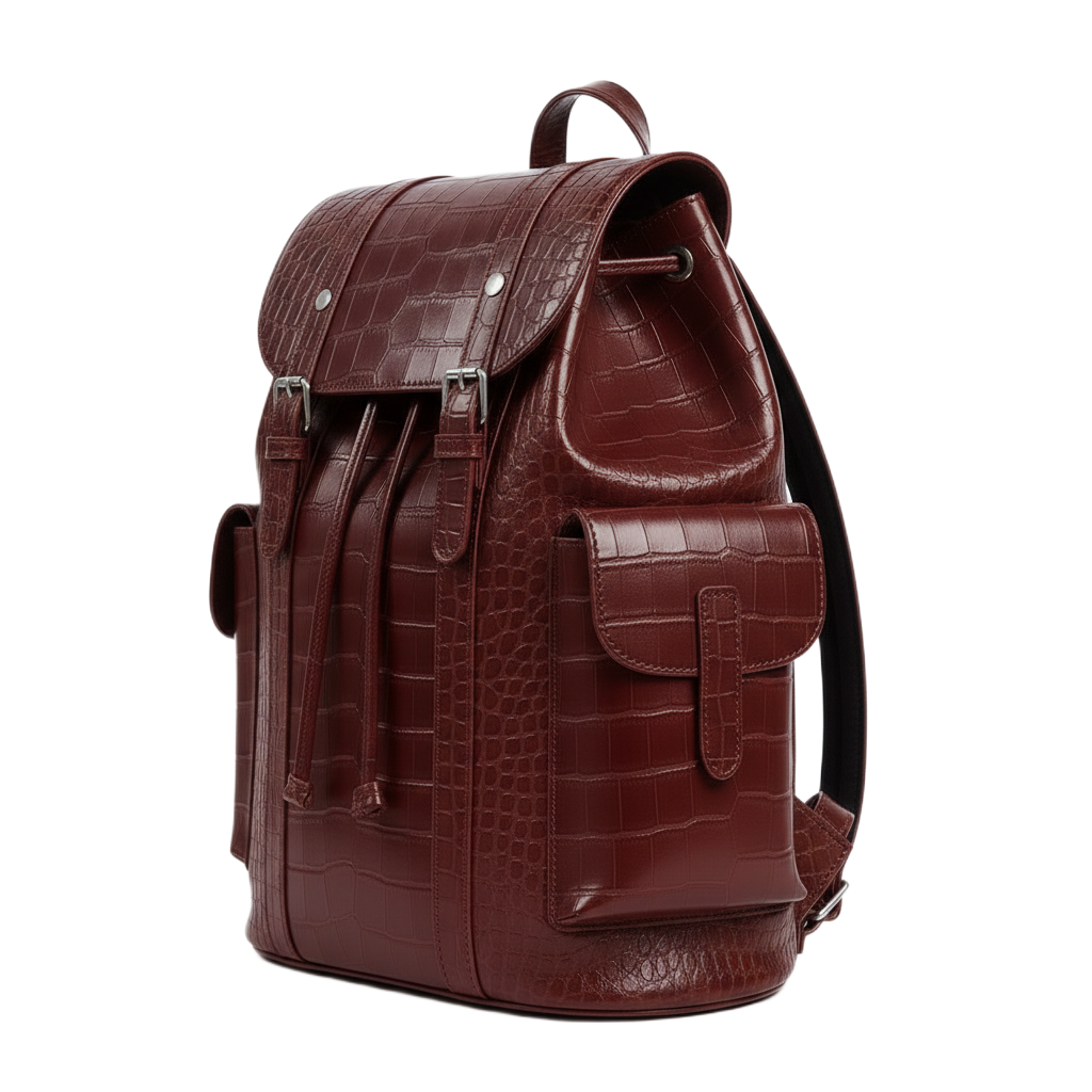 Luxurious croco leather Casual Impeccable Backpack
