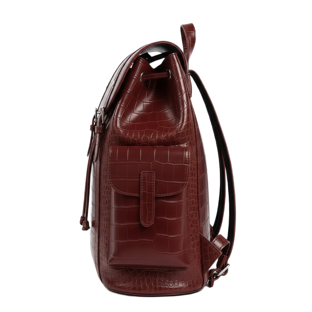Luxurious croco leather Casual Impeccable Backpack