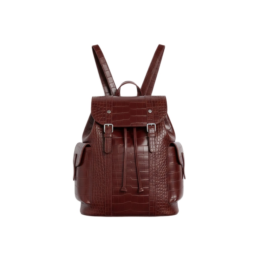 Luxurious croco leather Casual Impeccable Backpack
