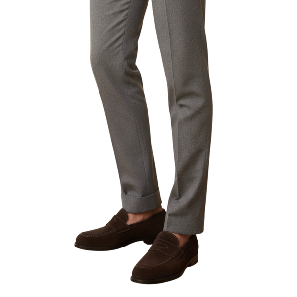 Eternal Voyage Suede Penny Loafers Regal Statement