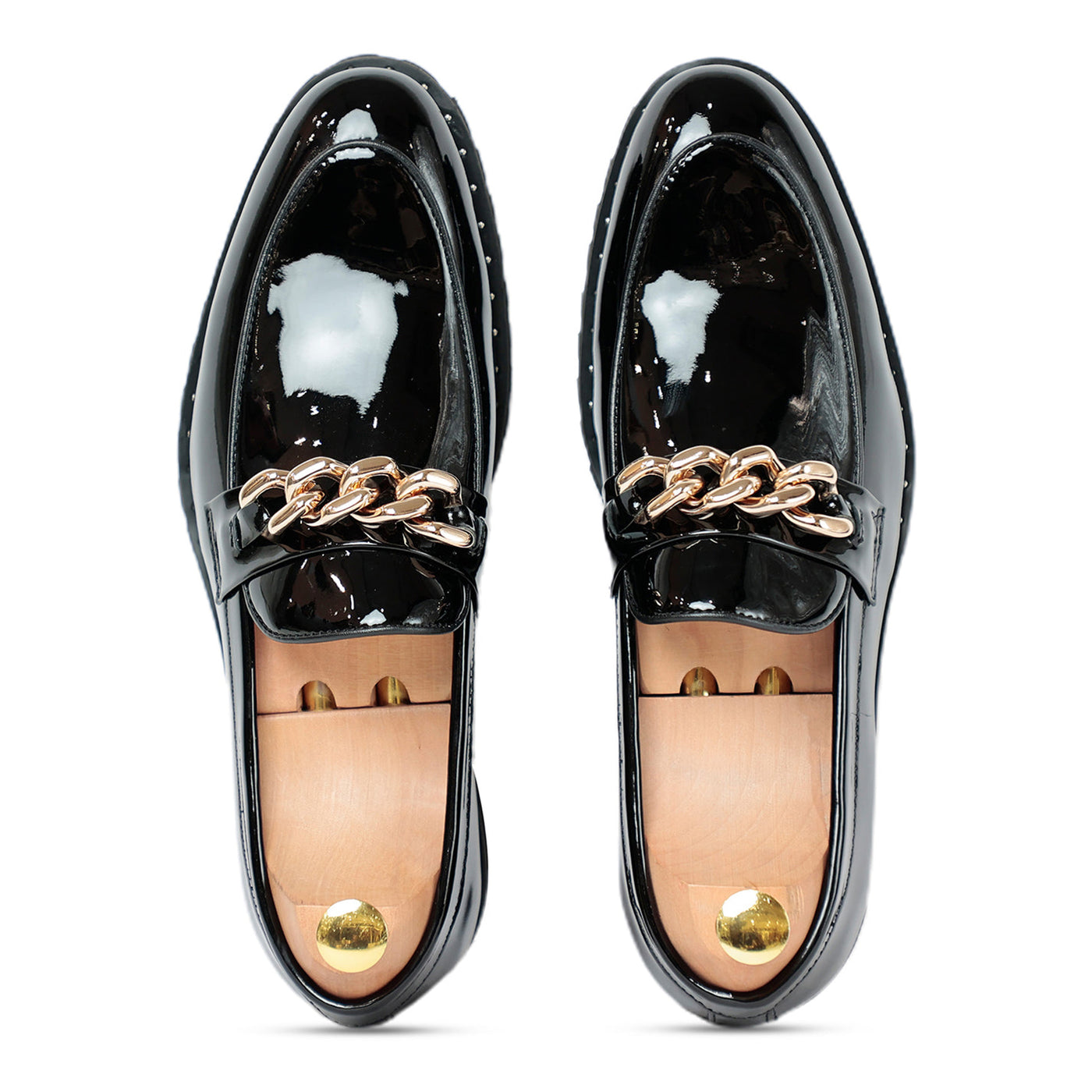 Patent Slip On Loafers