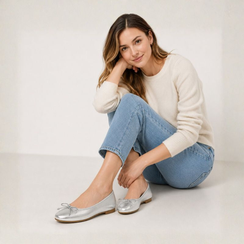 Clara Luxe Italian Ballet Flats