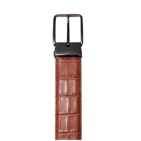 Classic Croc Embossed Genuine Leather Belt