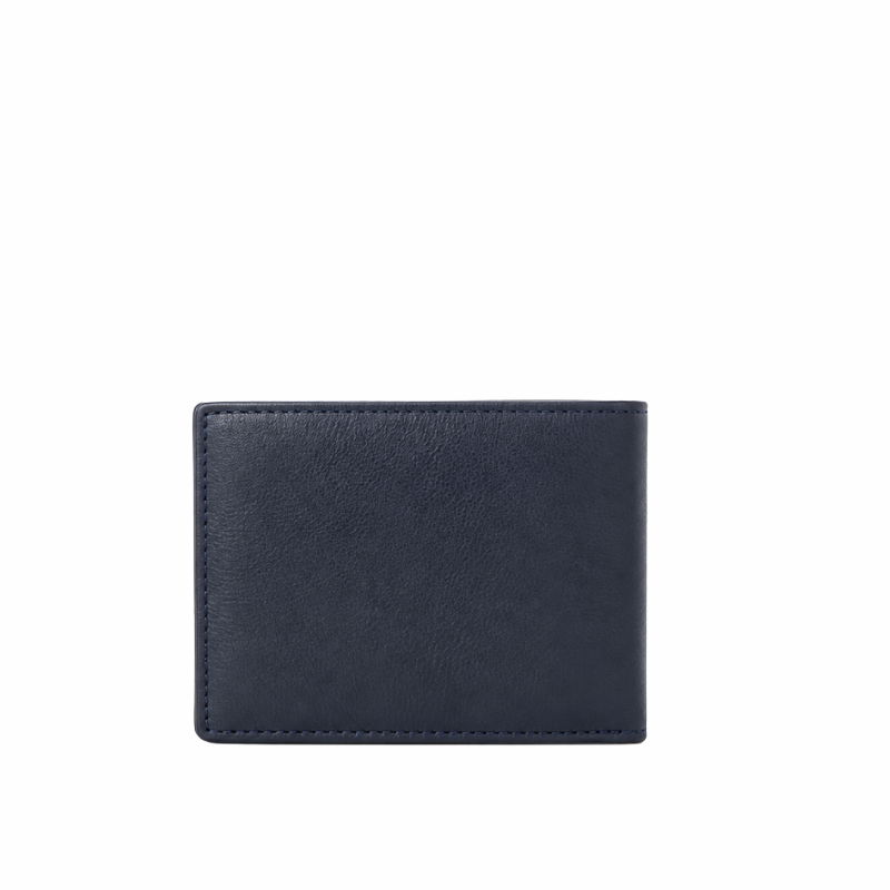 Classic Leather Bi-Fold ID Card Wallet