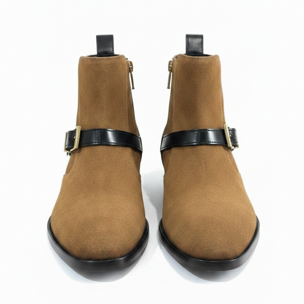 Classic Suede Semi Jodhpur Boots