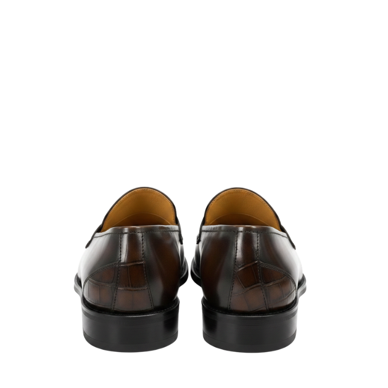 Classic Azure Strap Penny Loafers