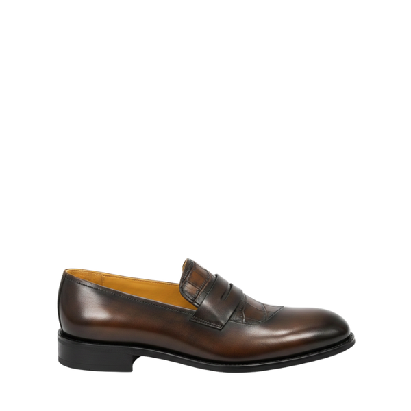Classic Azure Strap Penny Loafers