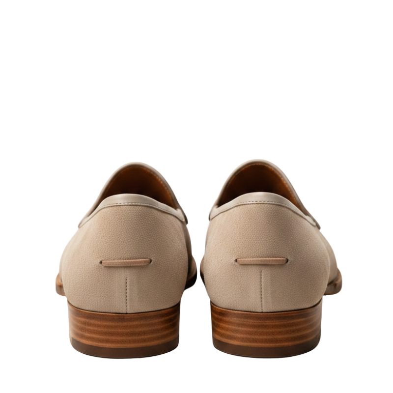 Classic Loafers With Smooth Suede Detailing