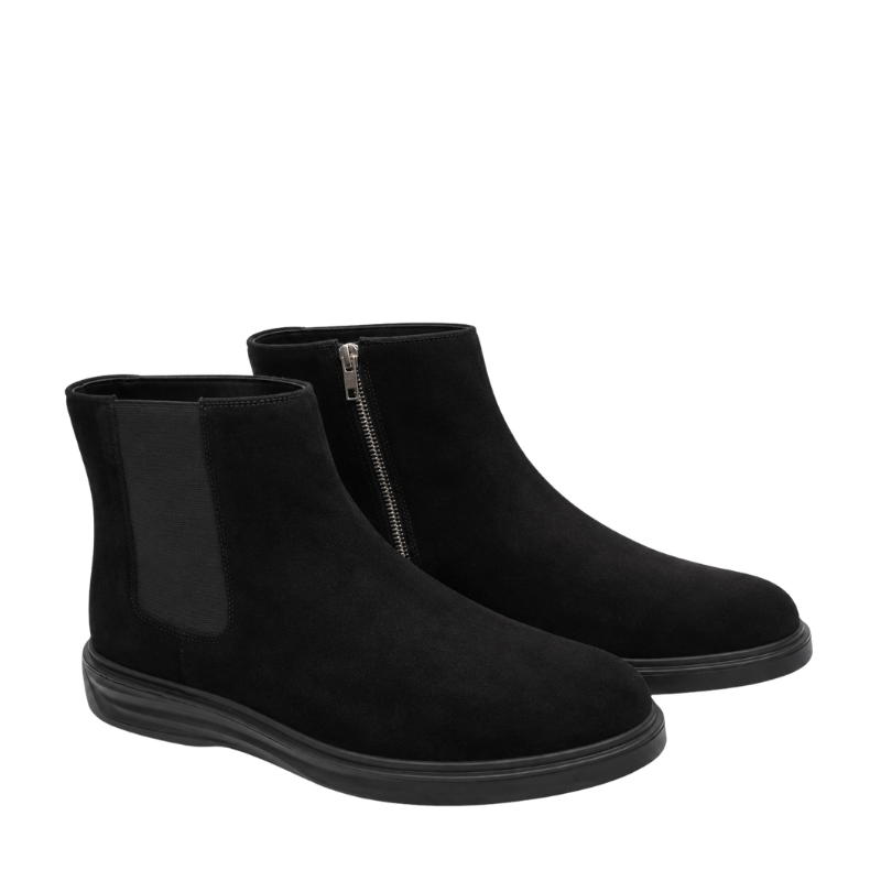 Classic Italian Craft Suede Urban Chelsea Boots