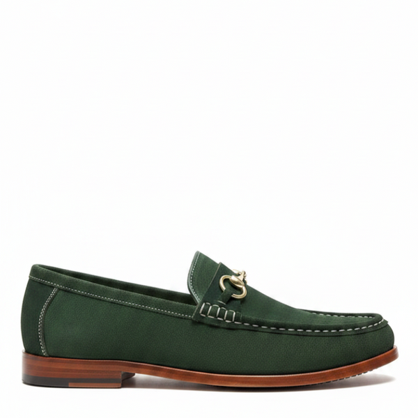 Classic Buckle Italian Leather Horsebit Loafers