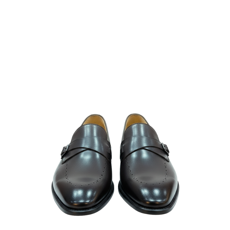 Classic Buckle Leather Formal Loafers