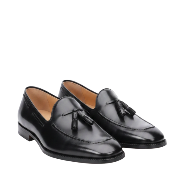 Classic Charm Tassel Leather Loafers