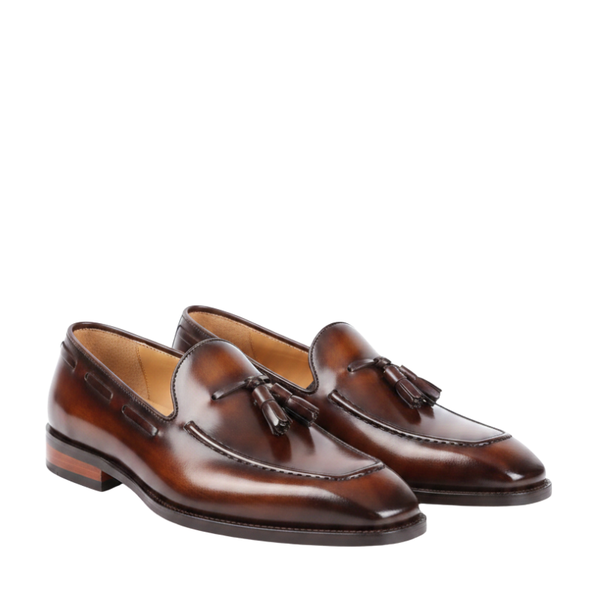 Classic Charm Tassel Leather Loafers