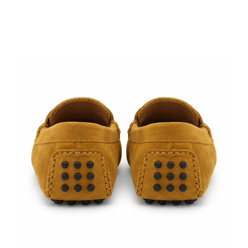 Classic Crafted Italian Suede Penny Driving Loafers