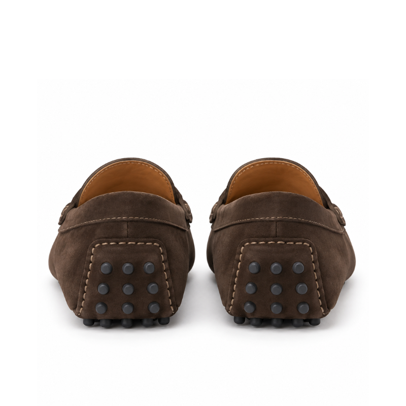 Classic Crafted Italian Suede Penny Driving Loafers