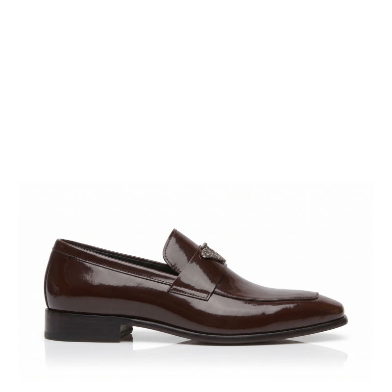 Classic Crest Patent Leather Loafer