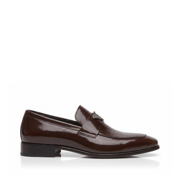 Classic Crest Patent Leather Loafer