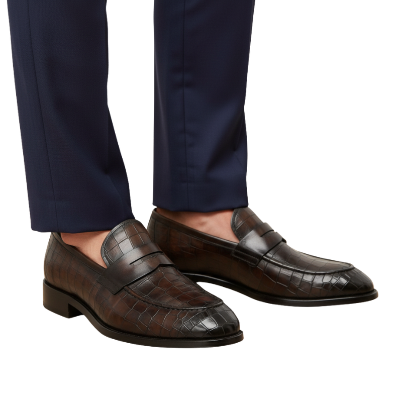 Classic Croc Textured Penny Loafer