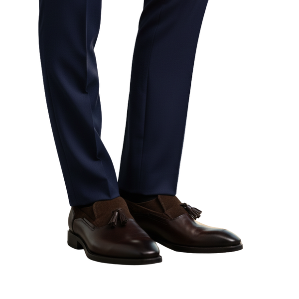 Classic Dual Tone Dapper Tassel Loafers