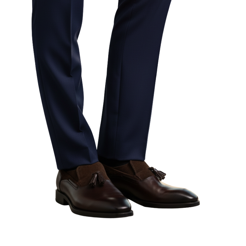 Classic Dual Tone Dapper Tassel Loafers