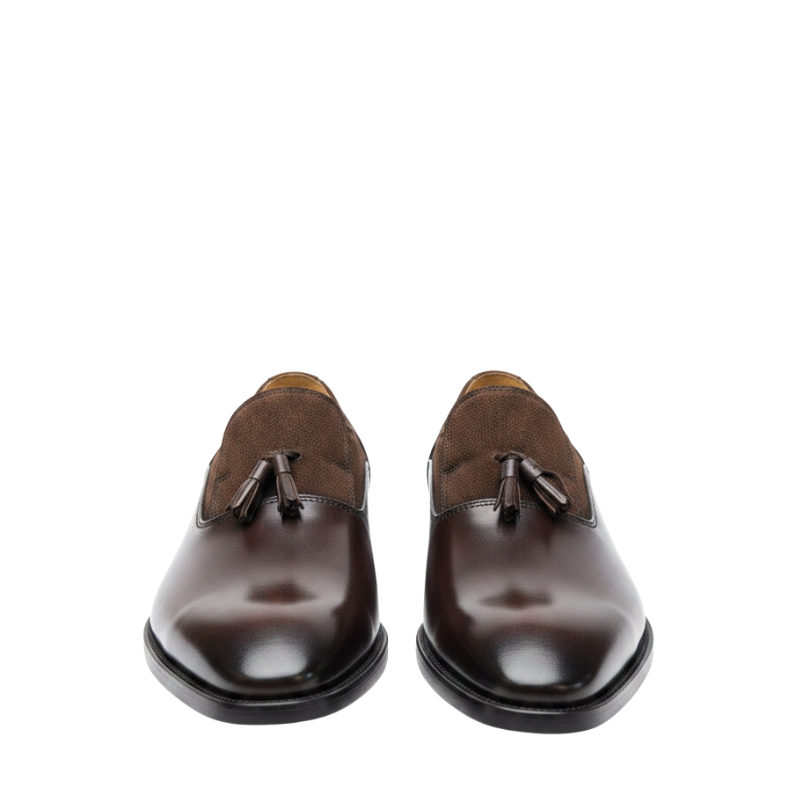 Classic Dual Tone Dapper Tassel Loafers