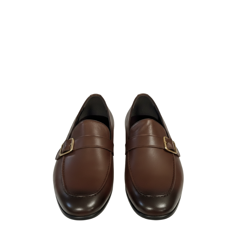 Classic Elegance Italian Craft Buckle Loafer