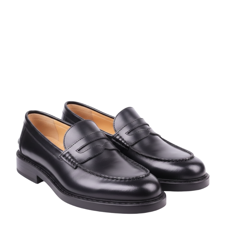 Classic Elegance Italian Slip‑Ons Penny Loafer