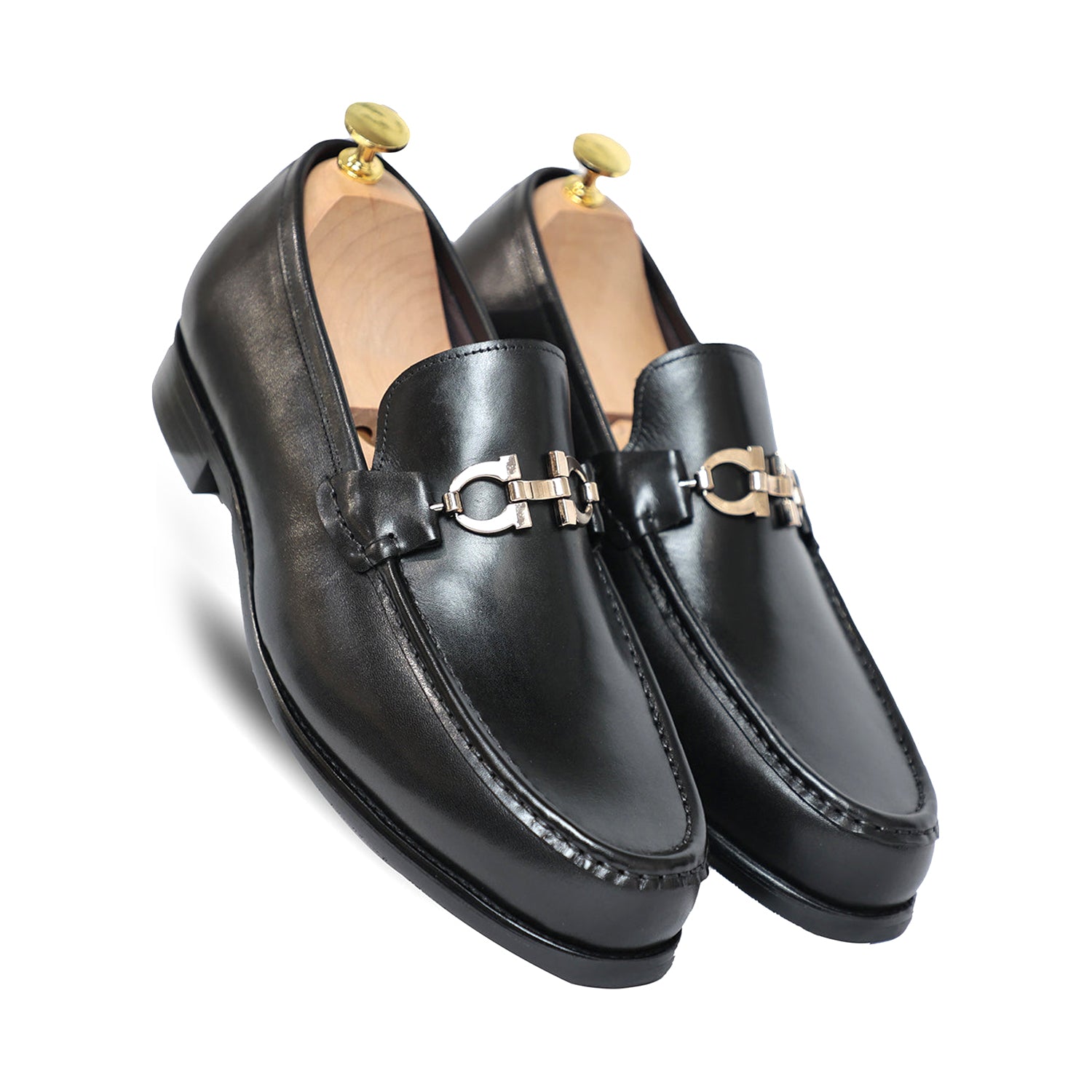 Classic Ferra Black Loafers