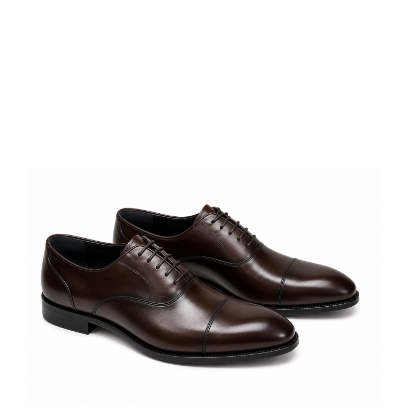 Classic Italian Heritage Leather Oxford Shoes
