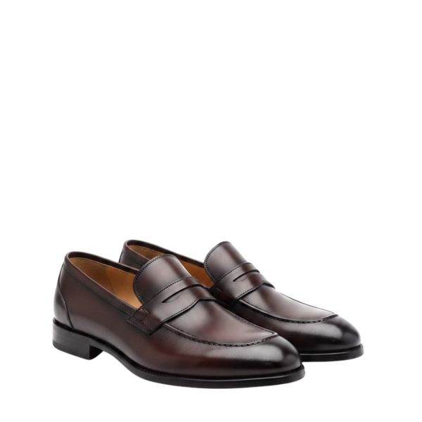 Classic Italian Loafers With Regal Finish