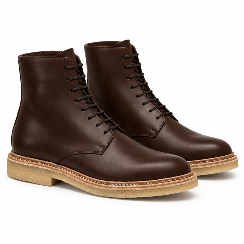 Classic Lace-Up Ankle Boots