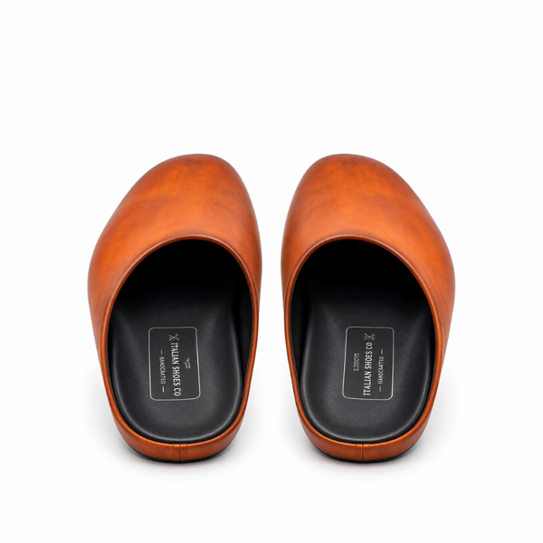 Classic Leather Italian craft Mule