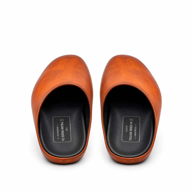 Classic Leather Italian craft Mule