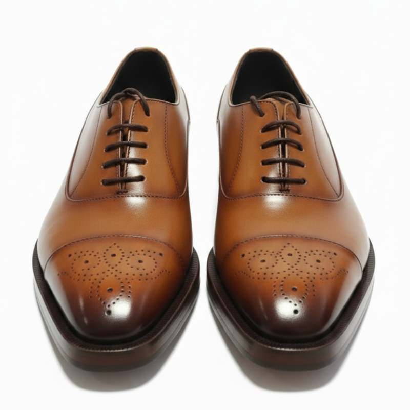 Classic Leather Lace Up Oxford Formal Shoes